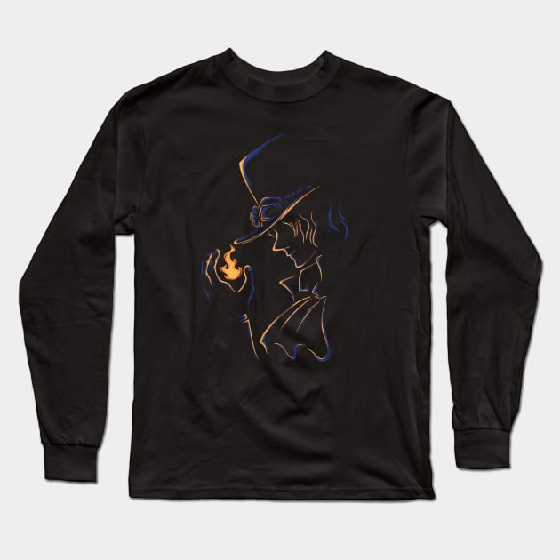 The Flame From My Brother Long Sleeve T-Shirt by petterart